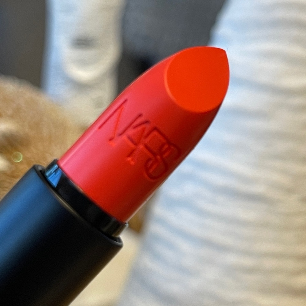 NARS Cosmetics Lipstick in “Rouge Insolent”